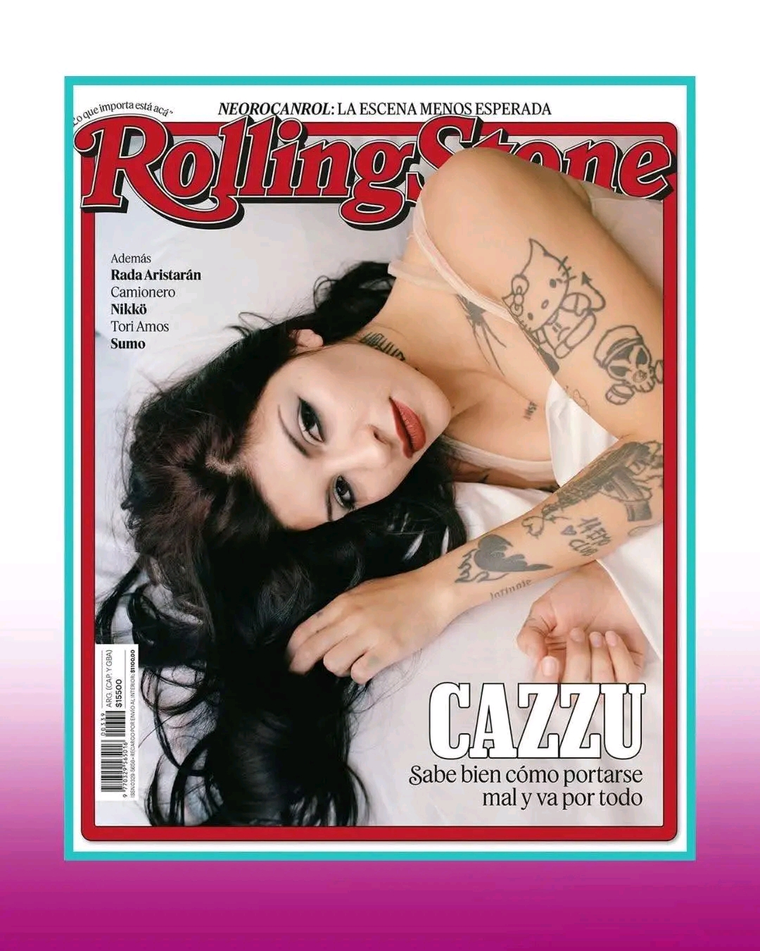 Cazzu conquista la portada de Rolling Stone Argentina